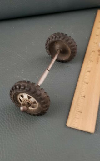 Vintage Buddy L Parts 2 Wheels2 Inch And Axel East Moline Illinois