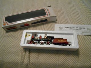 Vintage Bachmann Ho Scale Union Pacific American 4 - 4 - 0 Locomotive And Tender