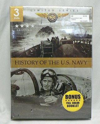 Vintage 2011 History Of The U S Navy 3 Disc Box Set Dvd