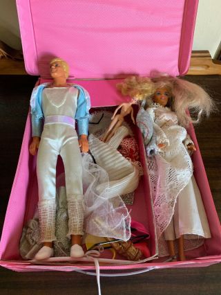 Barbie Vintage 1966 Dolls - Clothes - Case Fashion Mattel Old? Lot