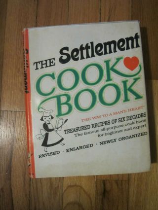 Vintage 1965 The Settlement Cook Book The Way To A Man 