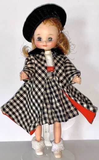 Vintage 8 " Blonde Haired Betsy Mccall Doll In Later B - 42 Town And Country Outfit