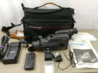 Sony Handycam Ccd - F402 Video 8 Camcorder Vintage
