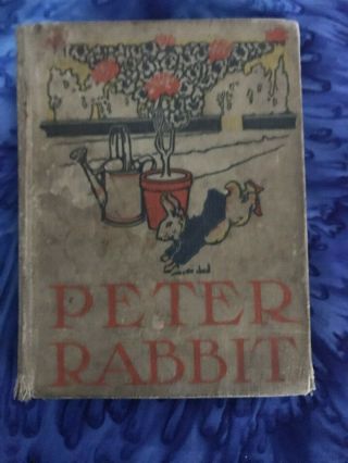 1904 Vintage The Tale Of Peter Rabbit Rabbitt Books Beatrix Potter Book Antique
