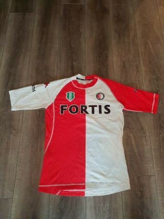 2004 - 05 Feyenoord Football Home Shirt / Rotterdam Retro Classic Vintage Kappa