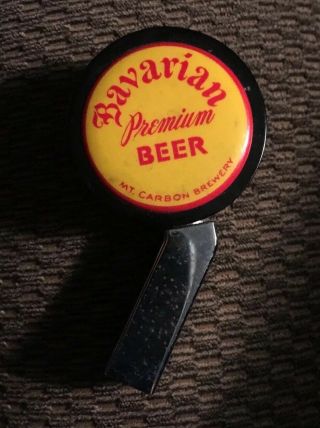 Vintage Bavarian Premium Beer Party Keg Style Faucet Knob Tap Handle Mt Carbon