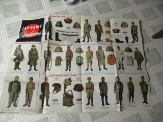 Vintage Newsmap Vol 2 42 Japanese Army Uniforms 1944