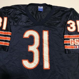 Vintage 90s Champion Chicago Bears Rashaan Salaam Jersey Size 44 3