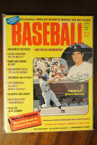 1975 Sports Quarterly Baseball - Los Angeles Dodgers Steve Garvey