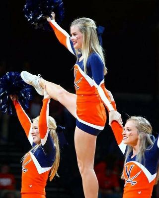 Virginia College Cheerleaders Glossy 8x10 Photo Print 08084041019