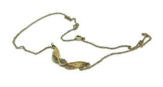 Harley Davidson Gold Filled Necklace 17 " Long Vintage Necklace