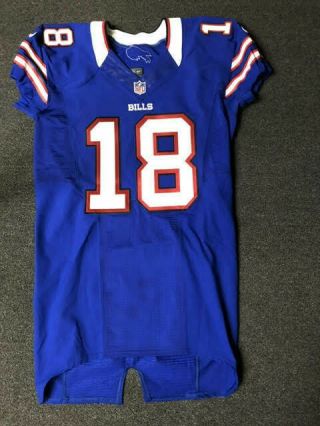2016 Percy Harvin Buffalo Bills Game Issued Signed Nike Jersey Not Or Worn