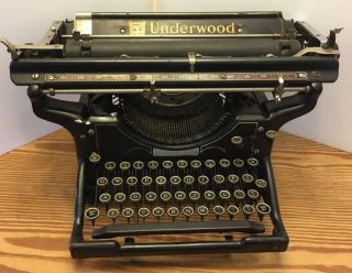 Antique Underwood No.  3 Standard Vintage Typewriter 1930 Serial 3633554 - 14