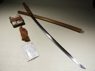 098 " Japan Antique Long Sword Katana " Bushu Yamashiro - No - Kami Kunishige "