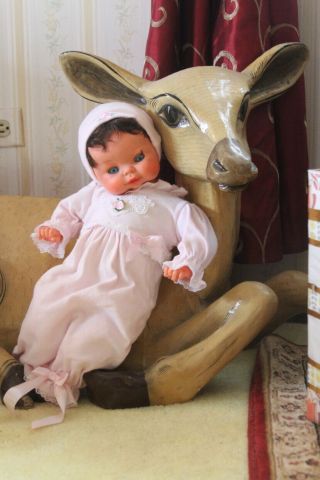 RARE Vintage 1950s 1960s Italian Fashion Doll Furga Italy Baby Girl 22 