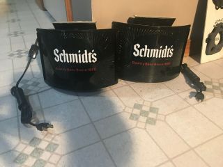 Vintage Schmidts Sign Light Schmidt 