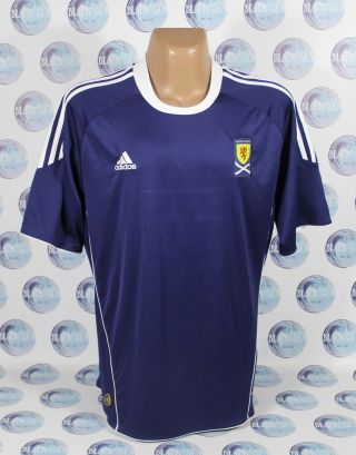 Scotland National Team 2010 2011 Home Football Soccer Shirt Jersey Adidas Men