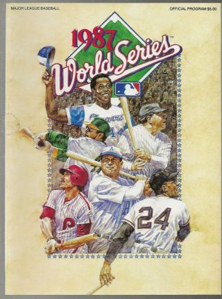 1987 World Series Program - Minnesota Twins Vs St Louis Cardinals