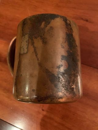 Vintage Moscow Mule Copper Mug Cup - Cock n ' Bull Product 3.  5” Tall,  3” Diameter 2