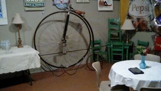 56 Inch Whitney High Wheel Bicycle.  Ordinary,  Penny Farthing,  Antique,  Vintage