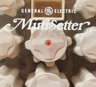 Vintage Ge General Electric Minisetter Hot Rollers Travel F1 - Hcd - 8 Hairsetter