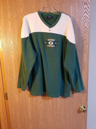 Green Bay Packers Nike Vintage Style Sewn Sweatshirt 2xl