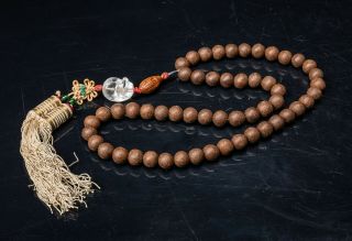 Chinese/japanese Antique Agarwood Prayer Beads