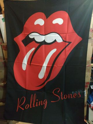 Vintage Rolling Stones Textile Poster Flag