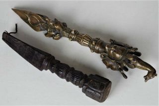 2 Fantastic Antique Tibetan/chinese Buddhist Ceremonial Sceptres