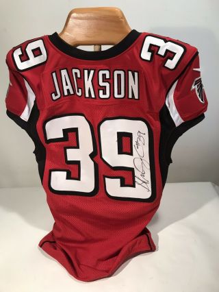 2013 Game Issued/worn Nike Atlanta Falcons Stephen Jackson Autographed Jersey