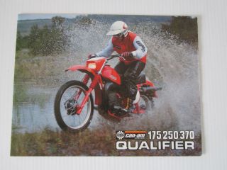 Vintage 1979 Bombardier Can - Am Qualifier Sales Brochure Motorcycle Motocross
