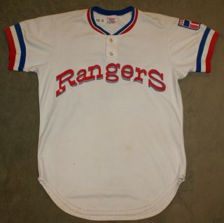 1977 Texas Rangers Game Worn Home Jersey Paul Lindblad