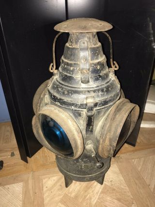 Antique Dressel Railroad Lantern Arlington,  N.  J.  Usa