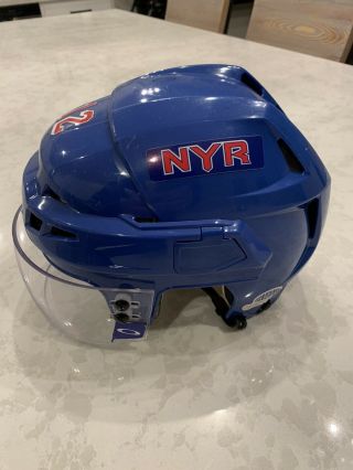 NY Rangers Official Game Helmet Steiner Sports Certified 2
