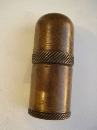 WWI WW2 Brass Trench Art Lighter 3