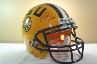 1999 Riddell Vsr4 Game Worn Lsu Tigers Football Helmet Signed Nick Saban