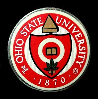 Vintage The Ohio State University Buckeyes Pin Badge Ncaa Champions