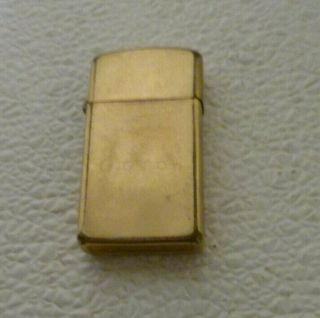 Zippo Lighter 10k Gold Filled Monogrammed 3 Initials