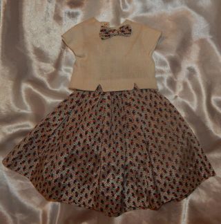 Lovely Vintage Madame Alexander Cissy Doll Mommy - Made Top And Skirt