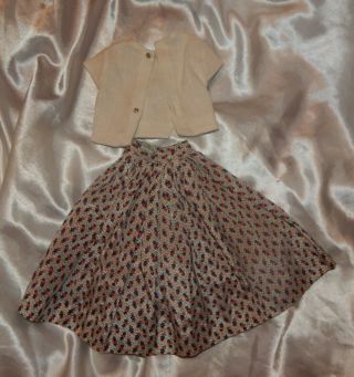 Lovely Vintage Madame Alexander Cissy Doll Mommy - Made Top and Skirt 2