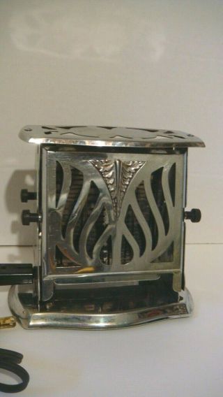 Vintage Antique Art Deco Toaster Royal Rochester York 13260 Cord