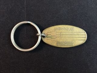 Vintage Chevrolet Commitment To Excellence Key Chain No.  0887708