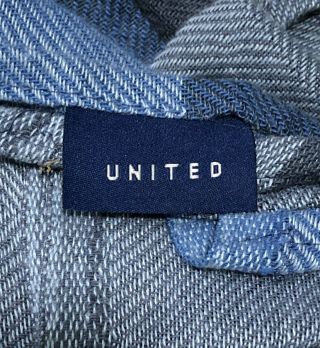 2 Vintage 1990 ' s United Airlines Blankets 67 