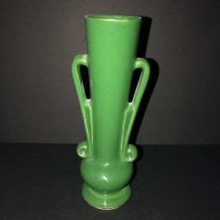 Vintage Shawnee Pottery Bud Vase 878 Green