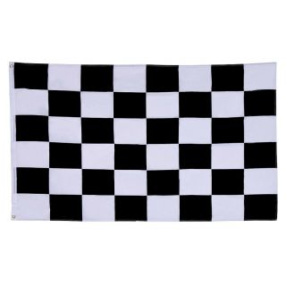 1pc 90x150cm Lattice Racing Flag Hanging Black White Checkered Flag Banners