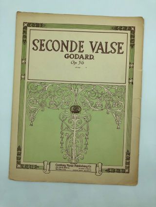 Sheet Music - Seconde Valse Godard - Op.  56 - Vintage