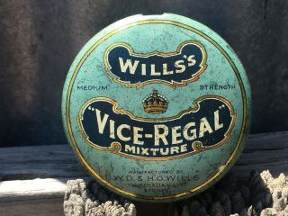 Wills blue 2oz Vintage australian tobacco tin 2