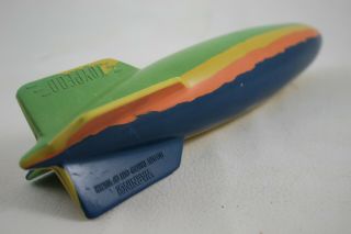 Vintage 11.  5 " Swim Ways Toypedo Gliding Underwater Rainbow Pool Toy