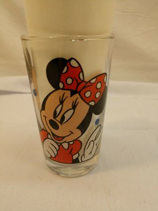 Vintage Disney Mickey,  Minnie Mouse & Donald Duck Glass,  Anchor Hocking, 2