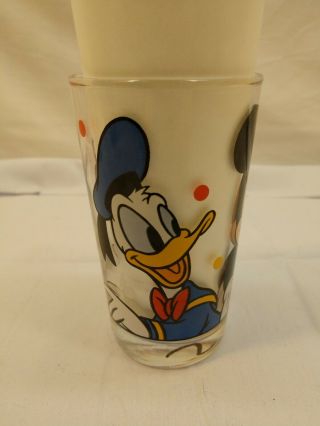 Vintage Disney Mickey,  Minnie Mouse & Donald Duck Glass,  Anchor Hocking, 3